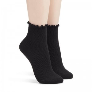 Clarks 2 Pack Rosewelt Crew Sock Black/Black | CLKS-84640
