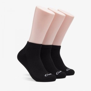 Clarks 3 Pack Athletic Black | CLKS-84189