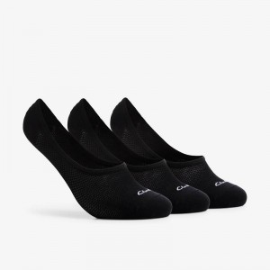 Clarks 3 Pack Liners Black | CLKS-84187