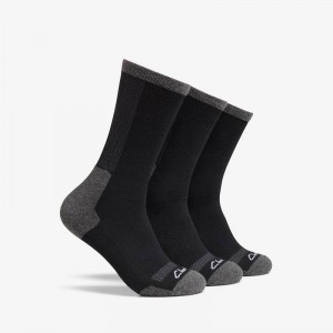 Clarks 3 Pack Sport Crew Sock Black | CLKS-84168