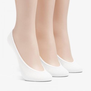 Clarks 3 pack Solid Liner Sock White | CLKS-84634