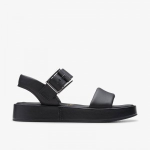 Clarks ALDA STRAP Black Leather | CLKS-84709