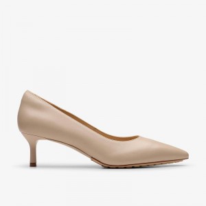 Clarks Adela Court Sand Leather | CLKS-85194