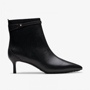 Clarks Adela Up Black Leather | CLKS-85499