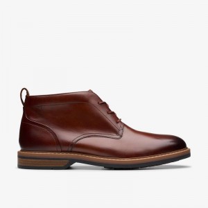 Clarks Aldwin Chukka Mid Tan Leather | CLKS-84547