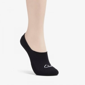 Clarks Basic Liner Sock Black | CLKS-84654