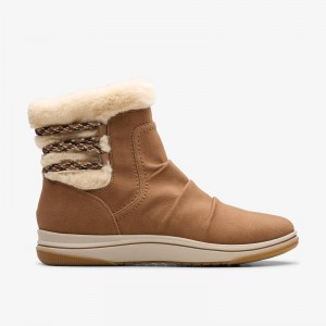 Clarks Breeze Cozy Dark Sand | CLKS-85457