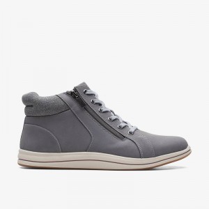 Clarks Breeze Glide Dark Grey | CLKS-85545