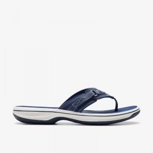 Clarks Breeze Sea Navy Synthetic | CLKS-84898