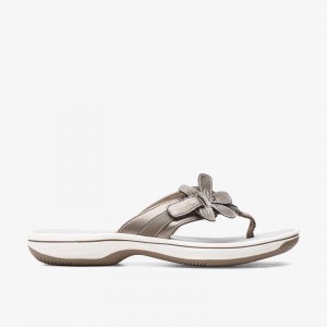 Clarks Brinkley Flora Pewter | CLKS-84910