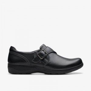 Clarks Carleigh Jazz Black Leather | CLKS-84879