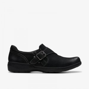 Clarks Carleigh Jazz Black Nubuck | CLKS-84880