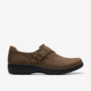 Clarks Carleigh Jazz Mushroom Nubuck | CLKS-85355