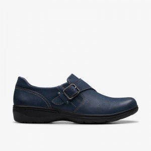 Clarks Carleigh Jazz Navy Nubuck | CLKS-84882