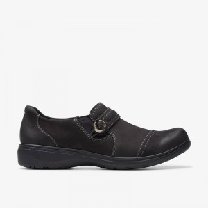 Clarks Carleigh Pearl Black Nubuck | CLKS-84798