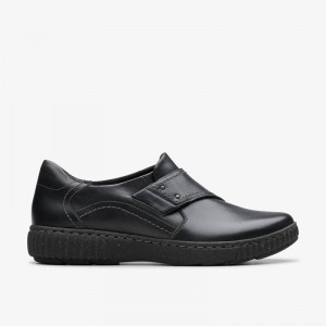 Clarks Caroline Dalia Black Leather | CLKS-84787