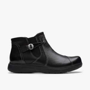 Clarks Certina Joy Black Leather | CLKS-85476