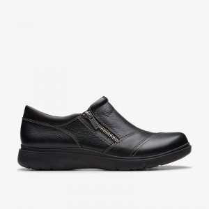 Clarks Certina Pure Black Leather | CLKS-84768