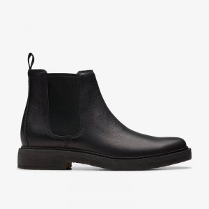 Clarks Clarkdale Easy Black Leather | CLKS-84543