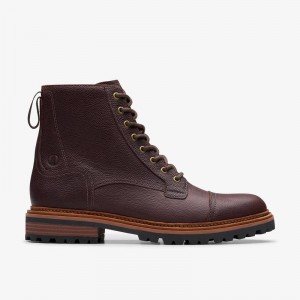 Clarks Clarkridge Hi Brown Scotch Grain | CLKS-84555