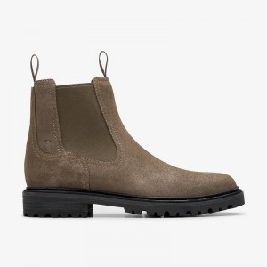 Clarks Clarkridge Top Grey Suede | CLKS-84557