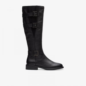 Clarks Cologne Up Black Leather | CLKS-85458