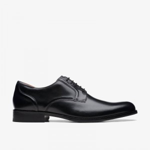 Clarks Craft Arlo Lace Black Leather | CLKS-84411