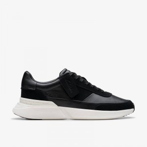 Clarks Craft Pace Black Leather | CLKS-84233
