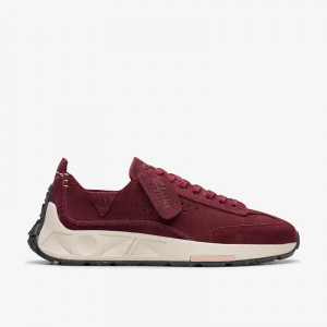 Clarks Craft Speed Burgundy Nubuck | CLKS-85166