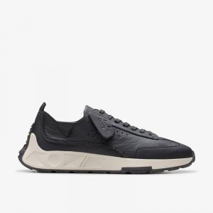 Clarks Craft Speed Dark Grey Leather | CLKS-84231