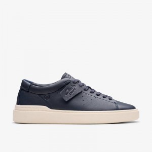 Clarks Craft Swift Navy Leather | CLKS-84220