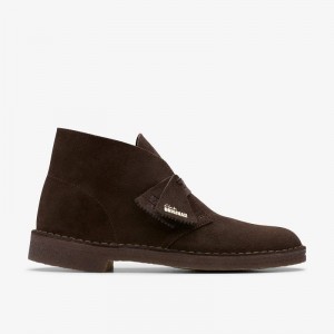 Clarks Desert Boot Brown Suede | CLKS-84466