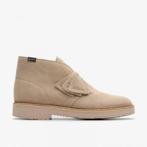 Clarks Desert Boot Gore-Tex Sand Suede | CLKS-84610
