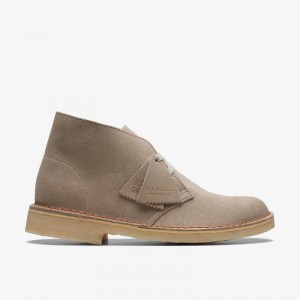 Clarks Desert Boot Sand Suede | CLKS-85547