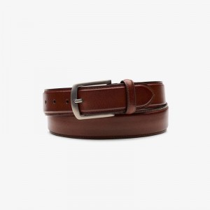 Clarks Dress Belt Burnished Tan | CLKS-84197
