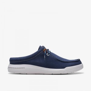 Clarks Driftlite Surf Navy Canvas | CLKS-84295
