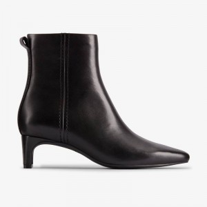 Clarks Edina Up Black Leather | CLKS-85577