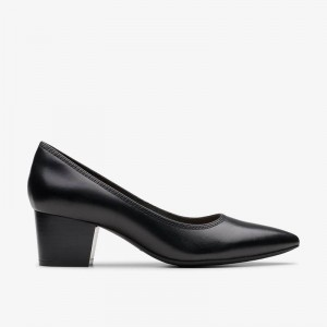 Clarks Ellanie Hope Black Leather | CLKS-85190