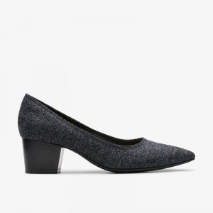 Clarks Ellanie Hope Charcoal Interest | CLKS-85192