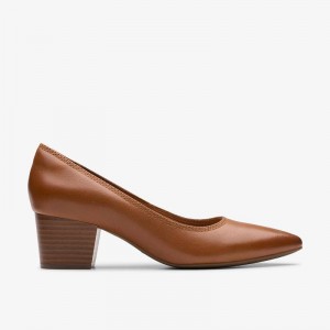 Clarks Ellanie Hope Tan Leather | CLKS-85030