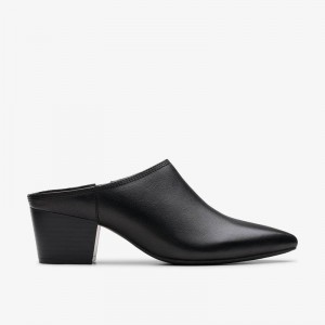Clarks Ellanie Pace Black Leather | CLKS-84771