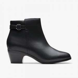 Clarks Emily 2 Belle Black Leather | CLKS-85539