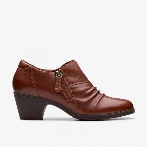 Clarks Emily 2 Braley Tan Leather | CLKS-85242
