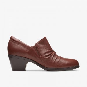 Clarks Emily 2 Cove British Tan Leather | CLKS-85257