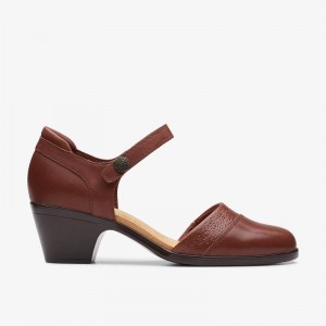 Clarks Emily 2 Ketra British Tan Leather | CLKS-85208