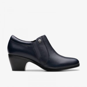 Clarks Emily 2 Reyna Navy Leather | CLKS-85218