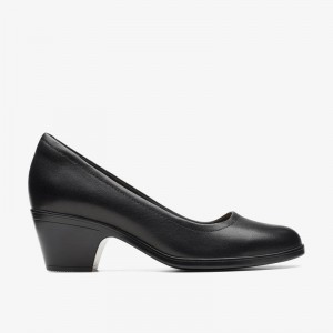 Clarks Emily 2 Ruby Black Leather | CLKS-85240