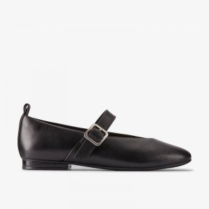Clarks Fawna Bar Black Leather | CLKS-85294