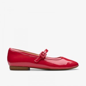 Clarks Fawna Sky Red Patent | CLKS-85283