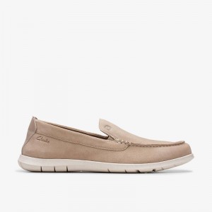Clarks Flexway Step Sand Suede | CLKS-84292
